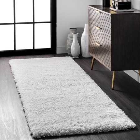 Nuloom Gynel Contemporary Shag Area Rug 2ft 8in x 8ft OZAS01A-2808